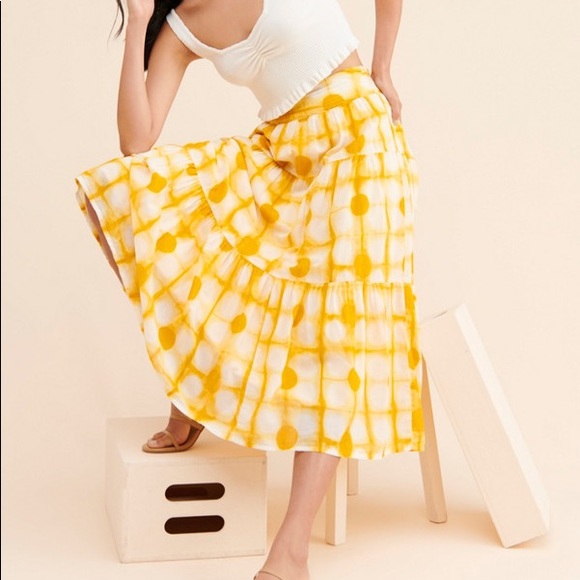 Anthropologie Dresses & Skirts - NWOT Anthropologie Tie Dye Midi Skirt